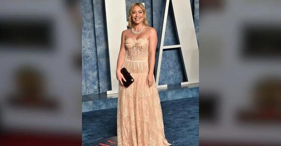 green emerald velvet dress Hilary Duff Wears Gorgeous Floral Dress On The Today Show