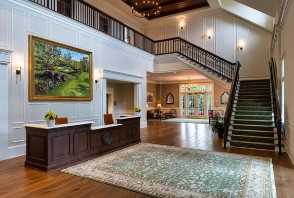 Inside the new Player Services Building at the Masters Tournament ...