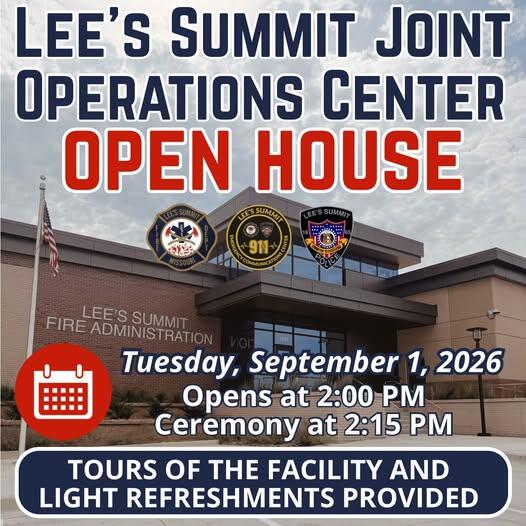 📅 Tour Lee’s Summit’s new Joint Operations Center Sept. 1 - NewsBreak