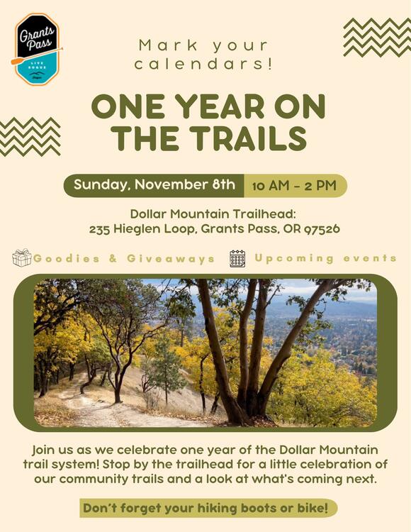 📅 Dollar Mountain trails 1-year celebration on Nov. 8 - NewsBreak