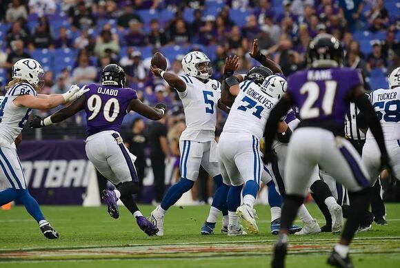 Colts Fall to Ravens in Preseason Opener, Richardson Leaves with Finger ...