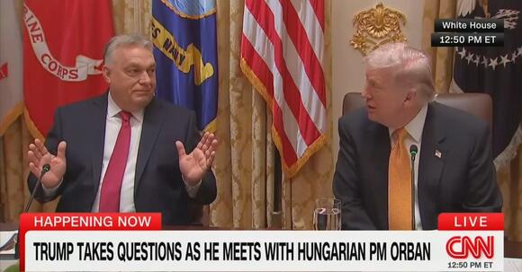 Trump Chuckles After Viktor Orbán Declares It Would Take a ‘Miracle ...