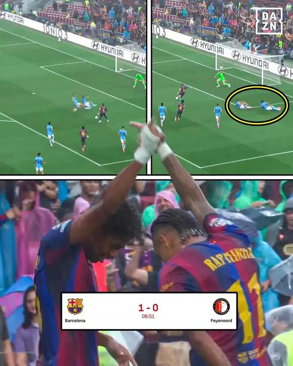 📸 Two defenders floored: Raphinha's killer feint ☠️🔪 - NewsBreak