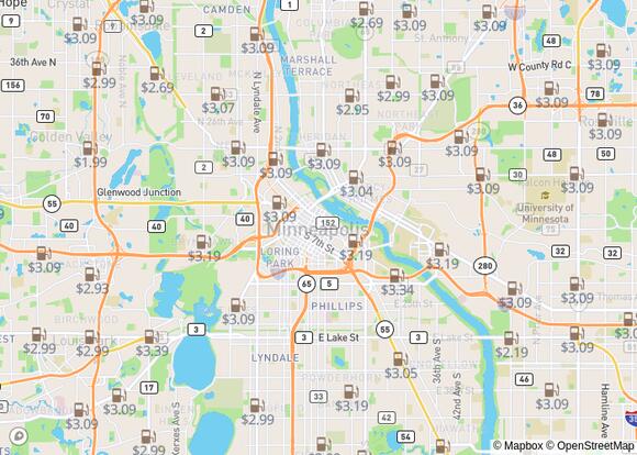 how much is regular gas at costco