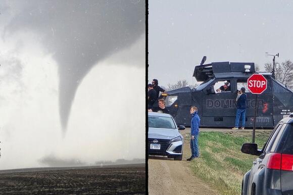 Caught on Camera - Tornado That Touched Down on Monday in Southern ...