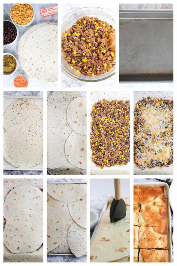 Sheet Pan Quesadillas Easy & Delicious Beef Recipe