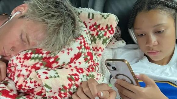 ‘Y’all Didn’t Know MGK Had a Black Daughter’: MGK Spotted in Rare ...