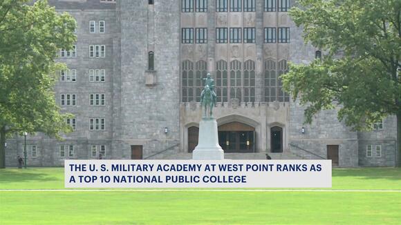 Report ranks West Point among top 10 national public colleges