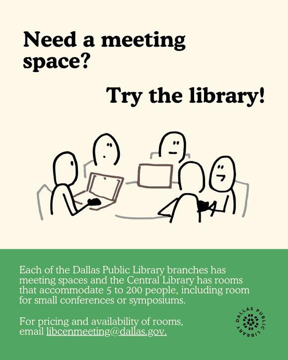 Dallas libraries offer public meeting rooms - NewsBreak