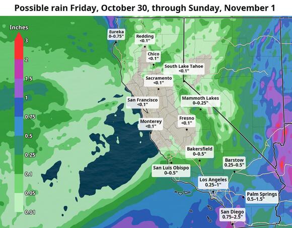‘Unsettled weather' is on its way to the Modesto area. Will it rain on ...