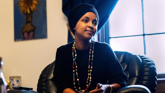 Omar says she can't keep living in home federal agents searched