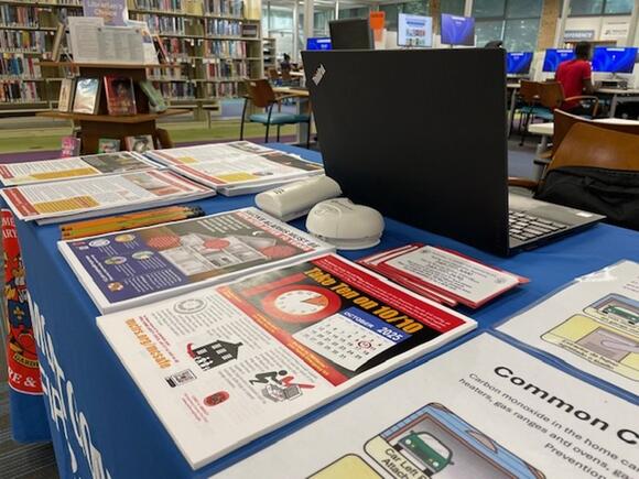 Fire safety info at Long Branch Library - NewsBreak