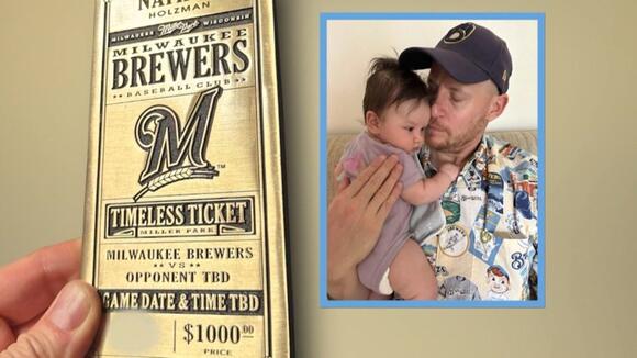 Brewers fan redeems ‘Timeless Ticket’ for the World Series