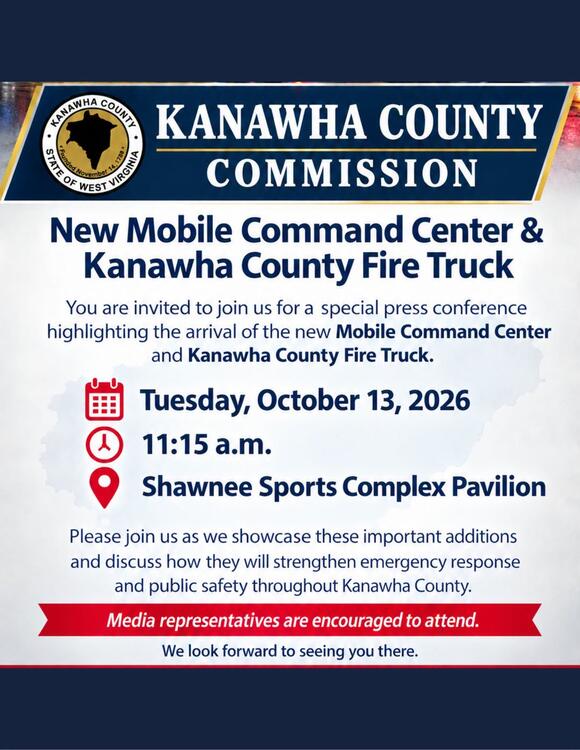 Kanawha Co. to Unveil New Command Center and Fire Truck - NewsBreak