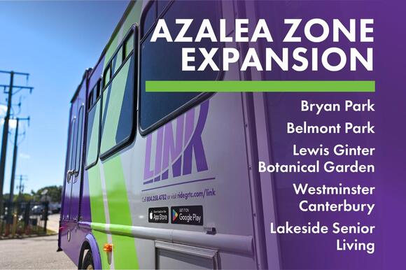 ⚠️ Free GRTC Azalea LINK zone gets bigger Oct. 18 - NewsBreak