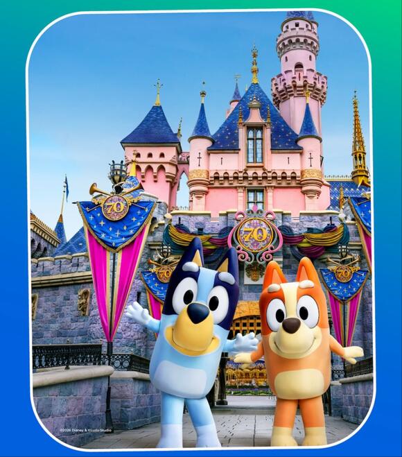 Bluey Debuts at Disneyland Park on March 22, 2026 - Plus Kids' Summer ...