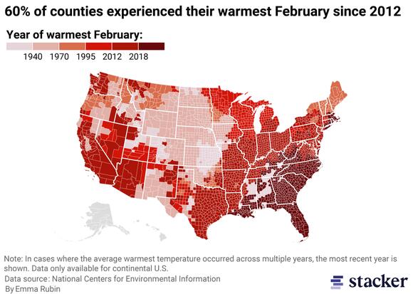 The Coldest February In Columbia County History