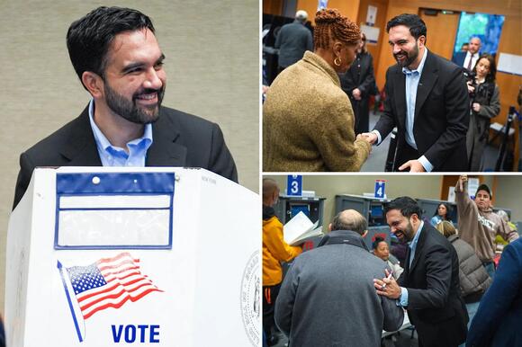 Zohran Mamdani casts his midterm ballot as first day of early voting kicks off in NYC