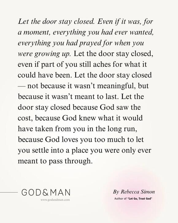 Thank God He Didn’t Let You Settle - NewsBreak