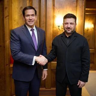 Trump isn't out to hurt Ukraine, Rubio tells Zelensky