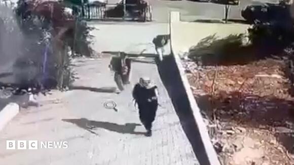 Watch: CCTV footage shows gunmen near church in Jordan