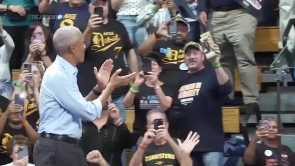 Obama revs up crowd of Democrats in Detroit, asks them to help send Abdul El-Sayed to Senate