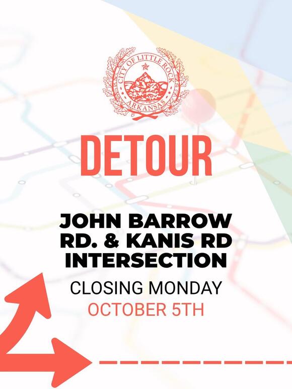 Traffic changes at John Barrow and Kanis start Oct. 5 - NewsBreak