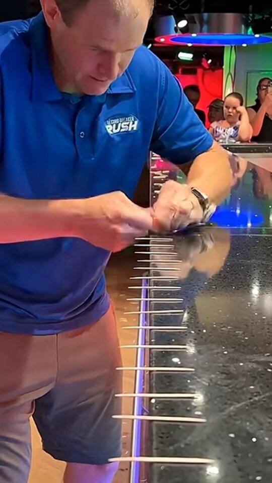 Watch: Idaho man breaks toothpick-snapping world record on Disney ...