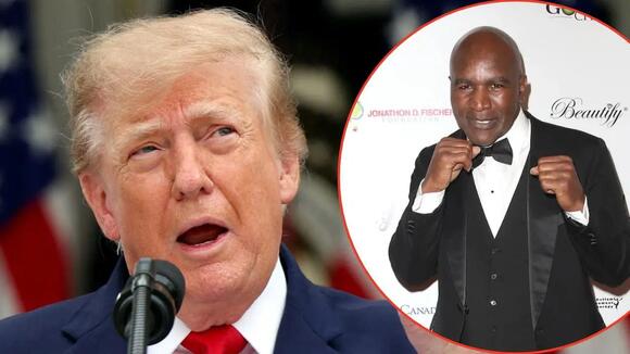 Trump Praises Supporter for Allegedly Punching Heckler as He Compares Him to Boxer Evander Holyfield