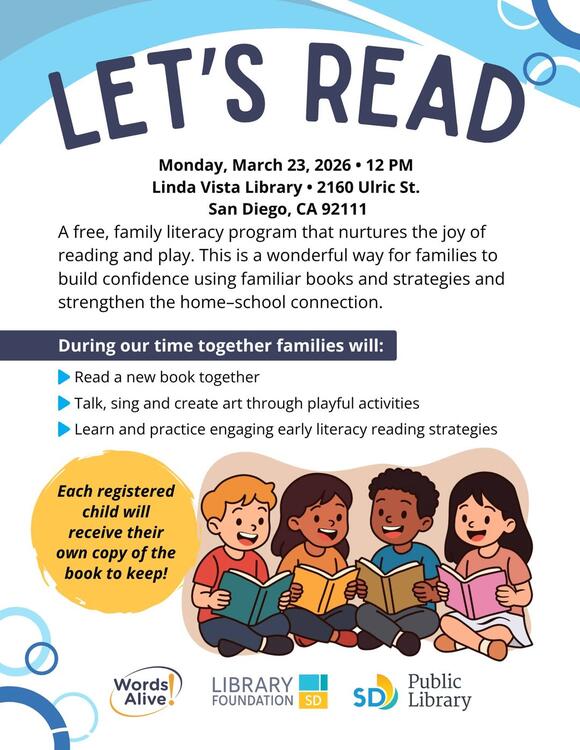 Family literacy program at Linda Vista Library - NewsBreak