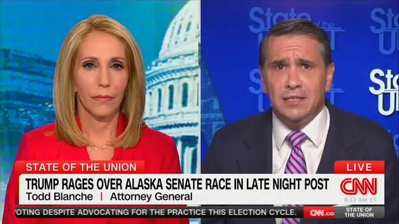 ‘Come On Man, That is Crazy! ' Todd Blanche Fumes at CNN's Bash for Asking About a ‘Doomsday Scenario’ Where Trump ‘Tries to Overturn the Election’