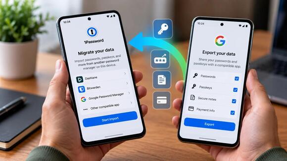 How to Transfer Passwords and Passkeys Between Android Password ...