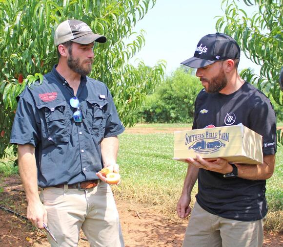NASCAR driver tours Southern Belle Farm - NewsBreak