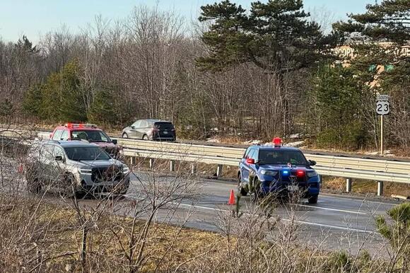 Crash Closes Southbound US-23 Near Fenton Tuesday Afternoon - NewsBreak