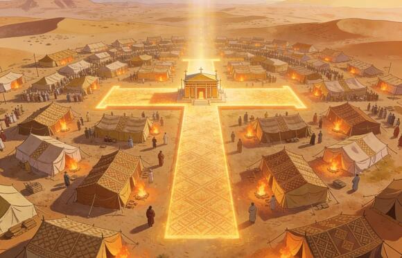 If You Looked at the Israelite Camp from a Drone, You Would See a ...