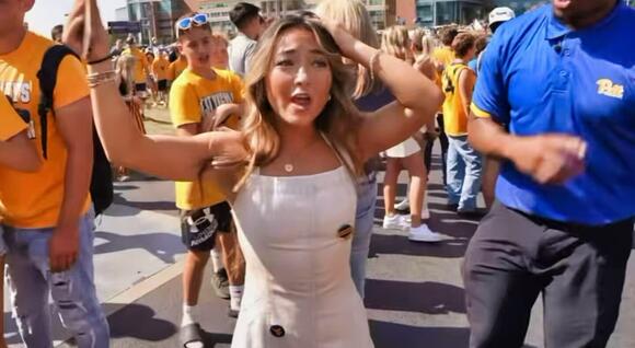 Female West Virginia Fan Identified – Speaks Out After Her Disgusting  Racist Insult Toward Rival Fan Was Caught On Camera - NewsBreak
