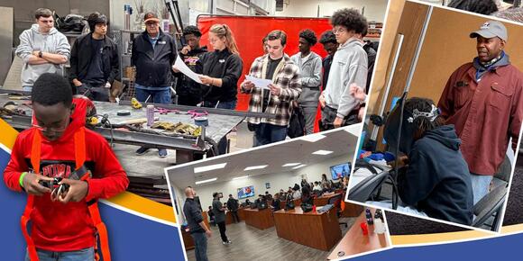 PWCS welding students explore careers at Q.E.D. Systems - NewsBreak