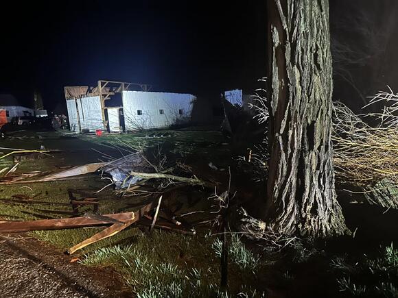 Significant storm, possible tornado damage around Indiana - NewsBreak
