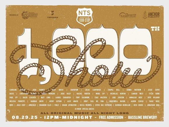 Nashville Tour Stop Celebrates 1000 Shows with Two Unforgettable Back ...