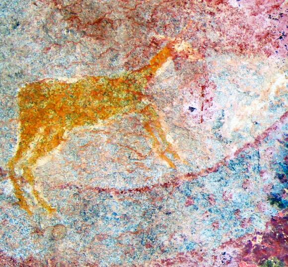 Cave art discovery depicts an animal that went extinct 280-million ...