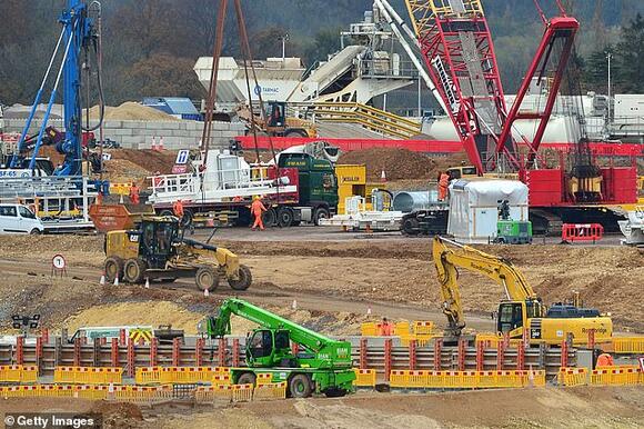 Full steam ahead for HS2! Remarkable pictures reveal how the ...