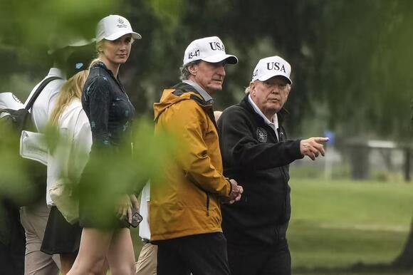Judge leans toward extending halt on tree clearing at golf course where Trump says redesign should start ‘immediately’