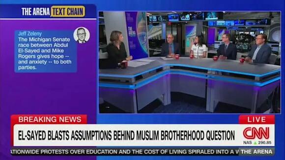 ‘Not an Appealing Quality! ' Democrats on CNN Panel Rip Abdul El-Sayed Over ‘Cockiness’
