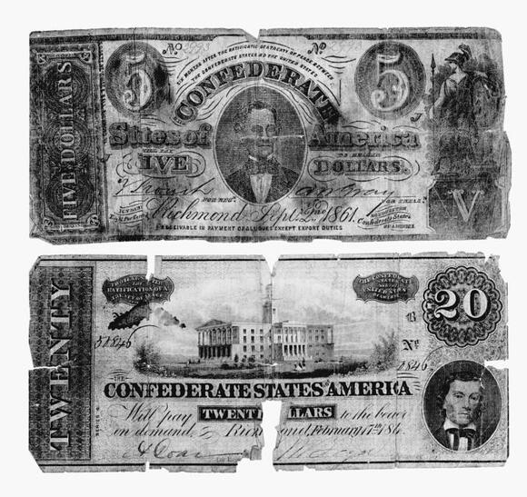 Jefferson Davis reportedly fled Richmond, Virginia, with $450,000 in ...