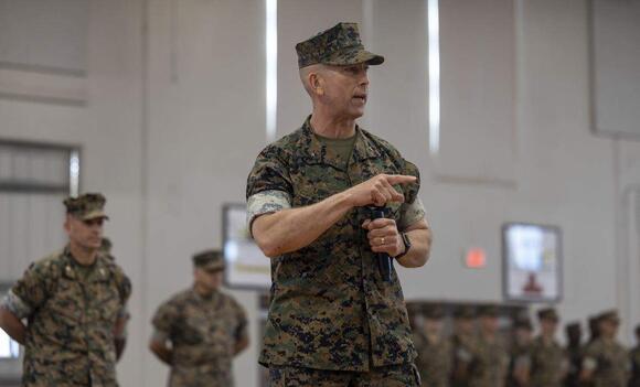Parris Island Marine base has a new commander. He took unusual path to ...
