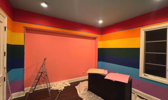Joshua Jackson Shared Footage Of The Incredible “Rainbow Room” He Built ...