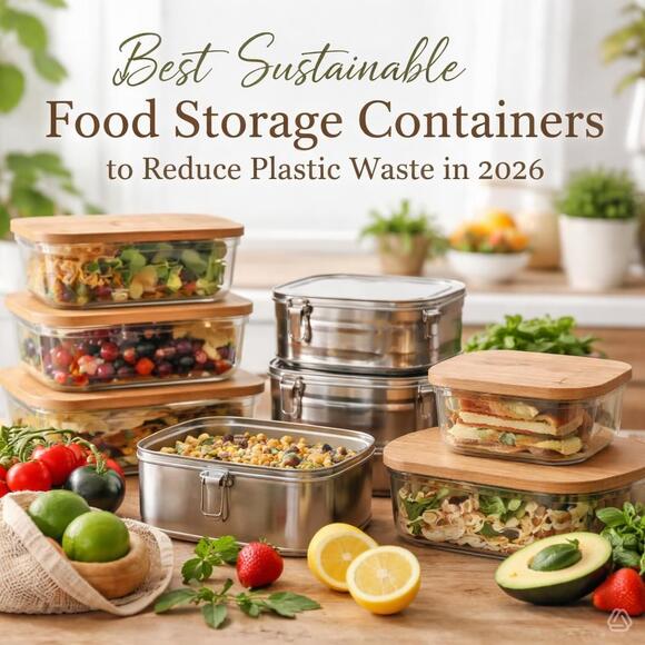 Best Sustainable Food Storage Containers to Reduce Plastic Waste in