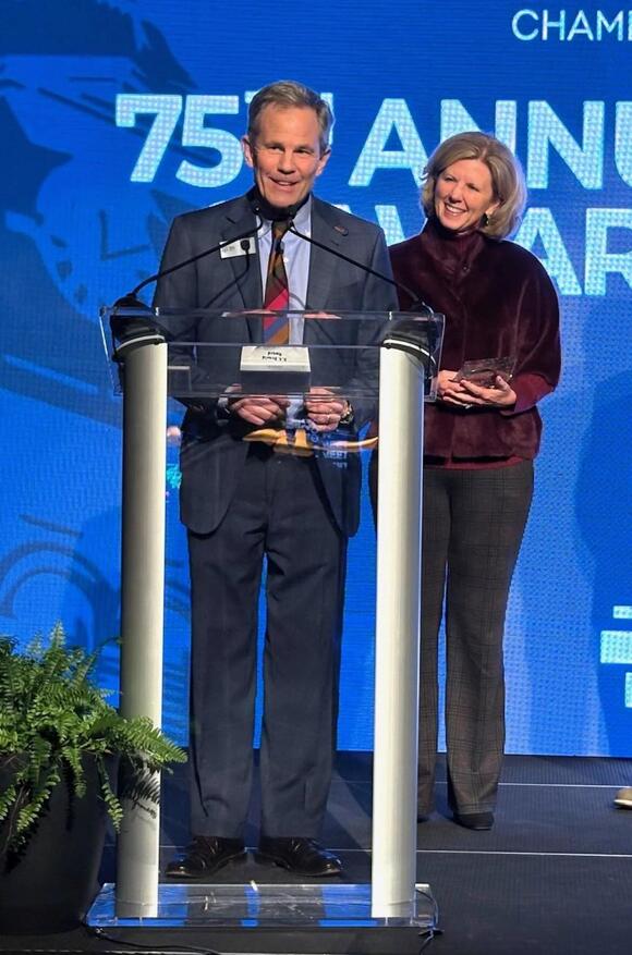 Sam and Loucy Hay receive R.O. Arnold Award at Chamber of Commerce's ...