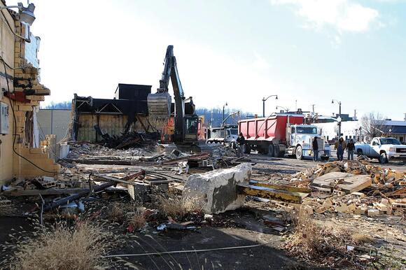 Bentley Pharmacy demolition - NewsBreak
