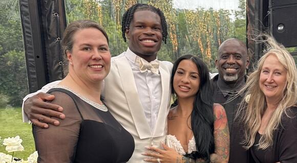 Travis Hunter Makes It Official, Marries Leanna Lenee As Photos & Video  Leak From Their Intimate Affair - NewsBreak
